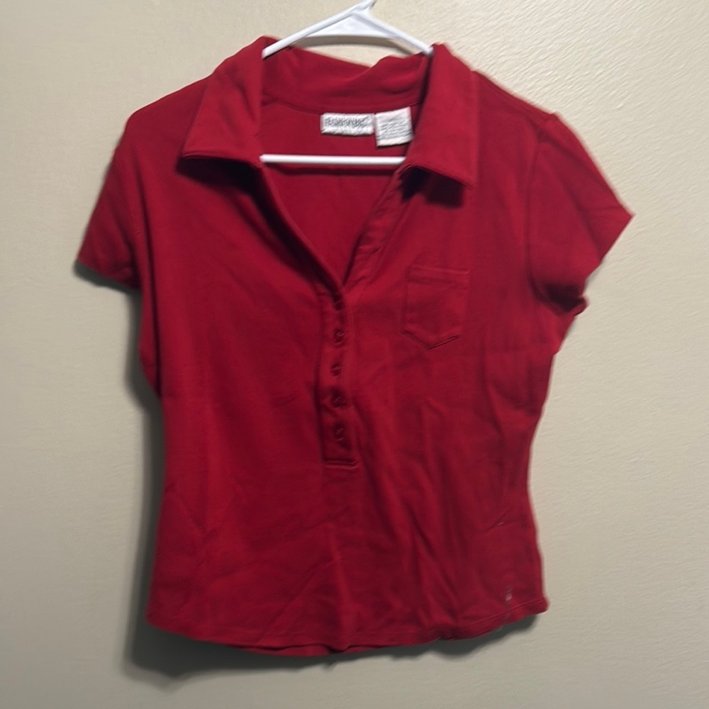 Red Women's Polo Shirt